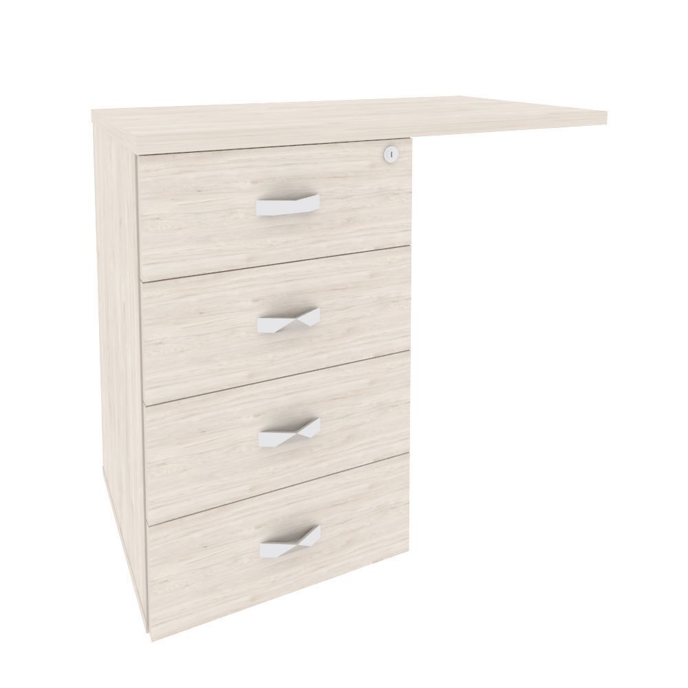 Тумба приставная (универсальная л/пр)