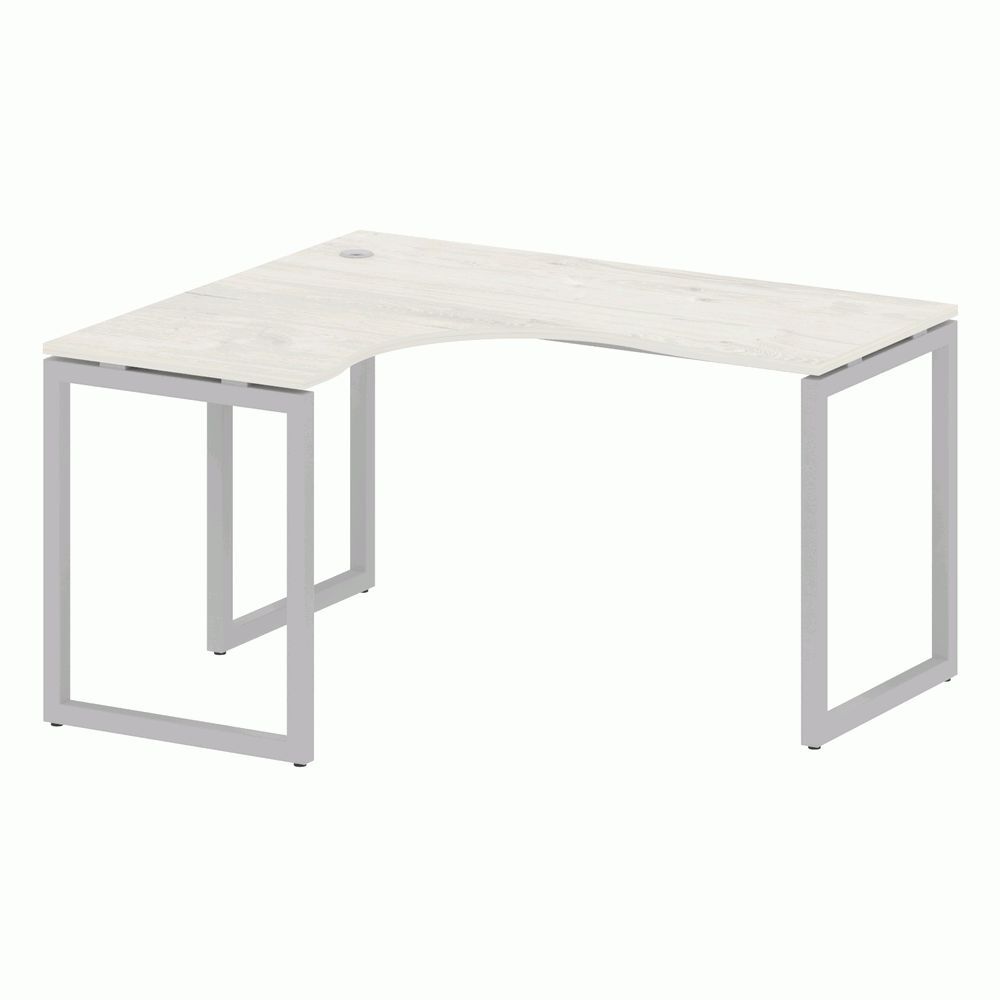 Стол криволинейный левый на О-образном м/к