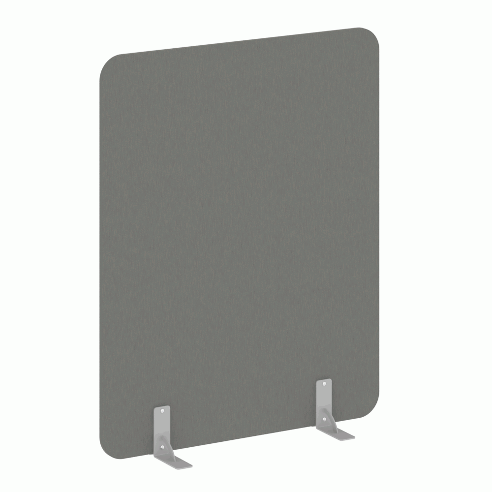 Перегородки на металлических опорах на фетровых подпятниках