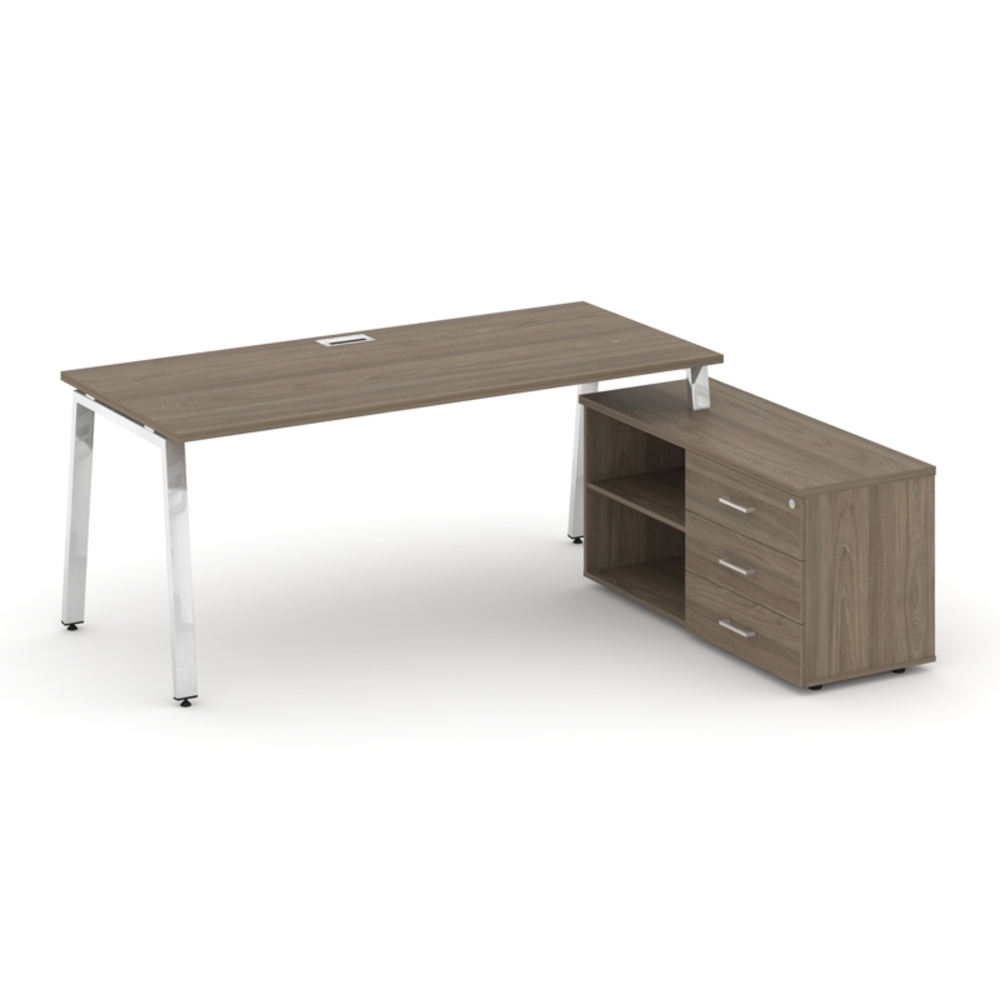 Style Project Direct Lux Стол письменный с греденцией правой