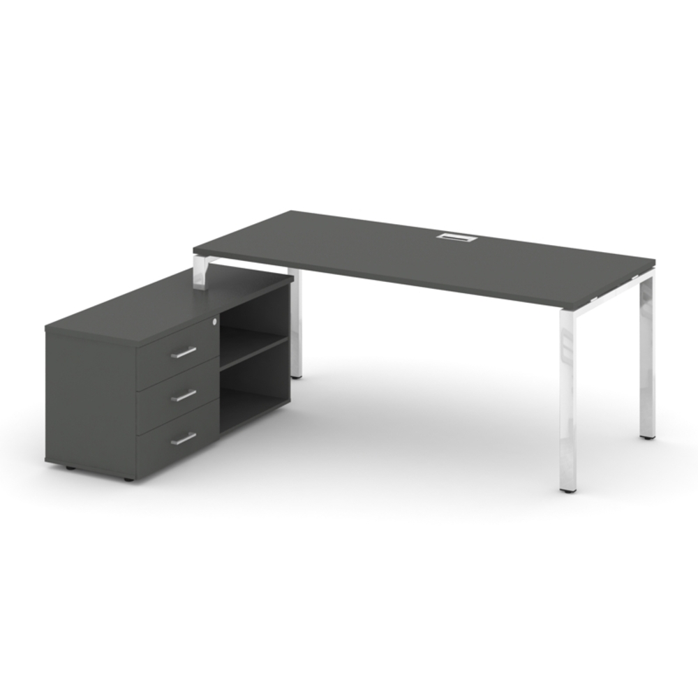 Style Project Direct Lux Стол письменный с греденцией левой