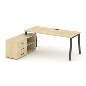 Style Project Direct Стол письменный с греденцией левой