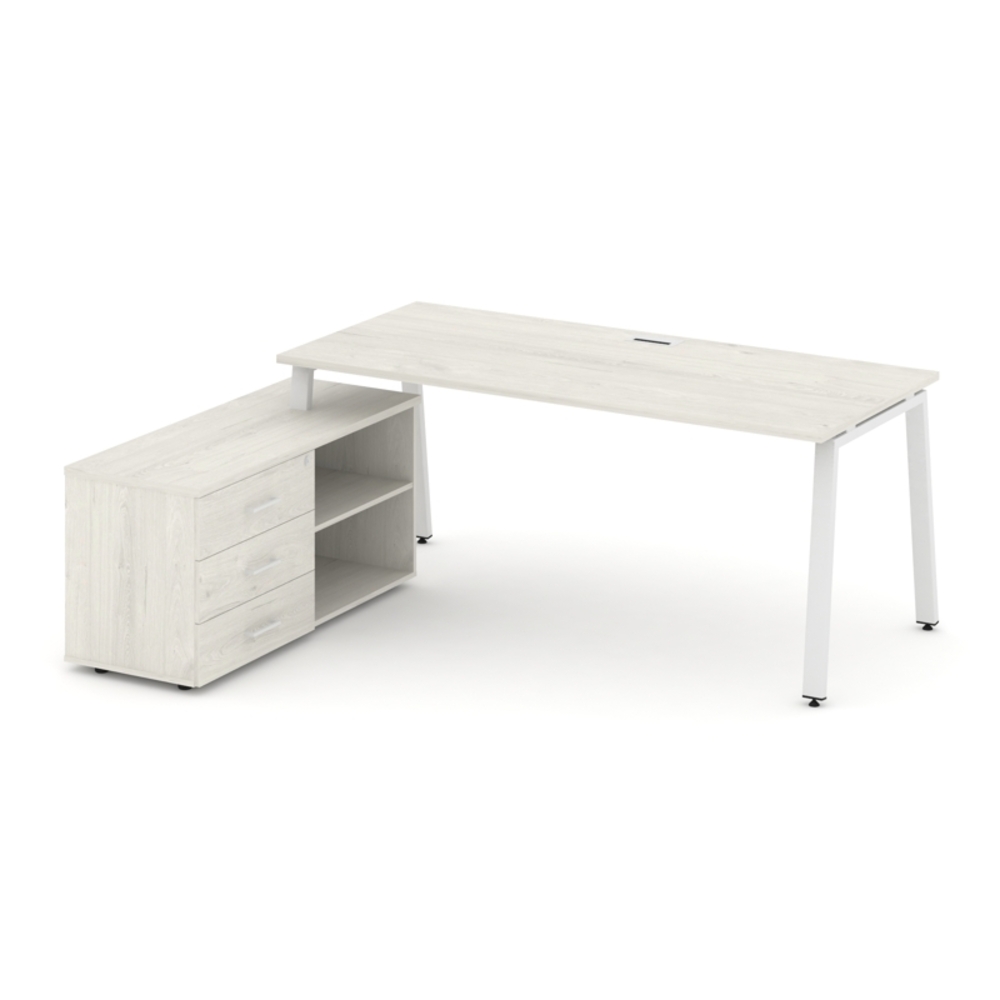 Style Project Direct Стол письменный с греденцией левой