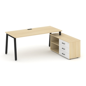 Style Project Direct Стол письменный с греденцией правой