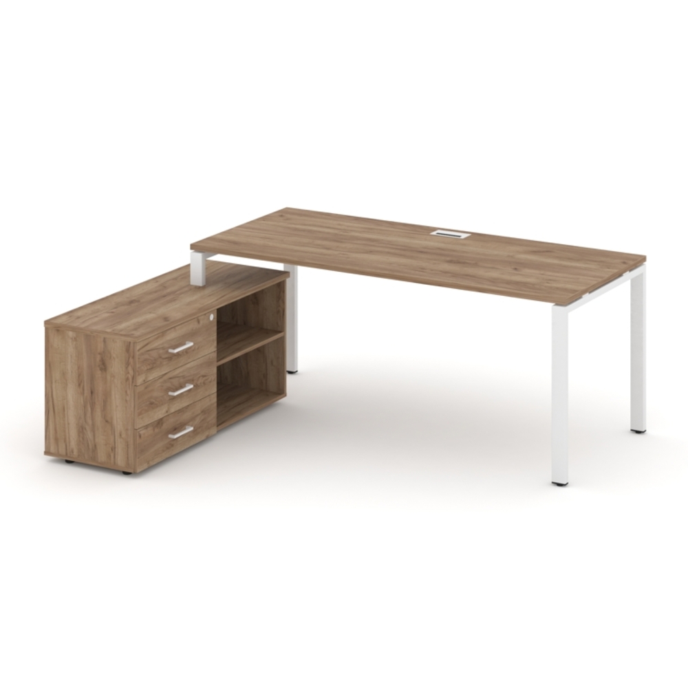 Style Project Direct Стол письменный с греденцией левой