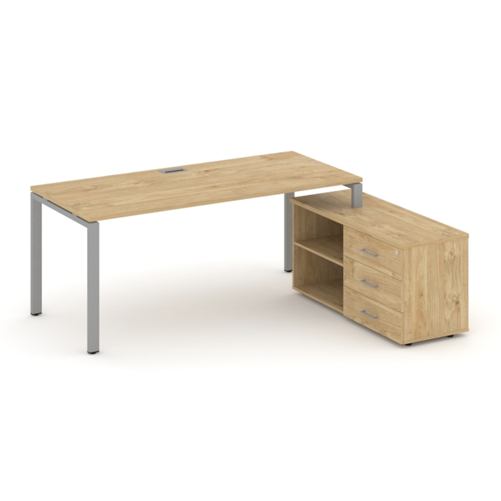 Style Project Direct Стол письменный с греденцией правой