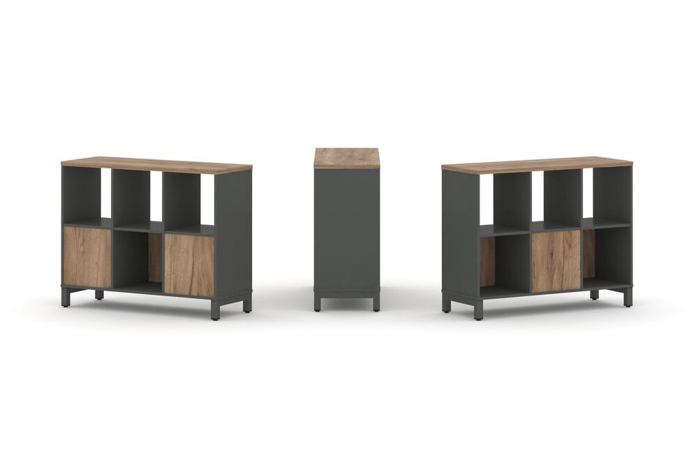 Набор стеллажа двухстороннего, 2 яруса