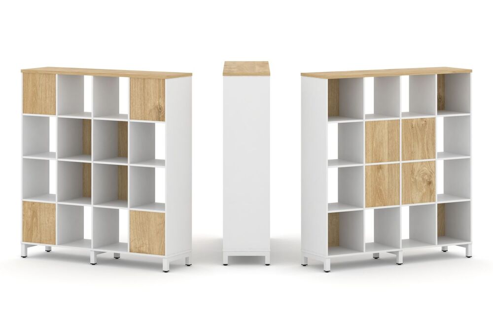 Набор стеллажа двухстороннего, 4 яруса