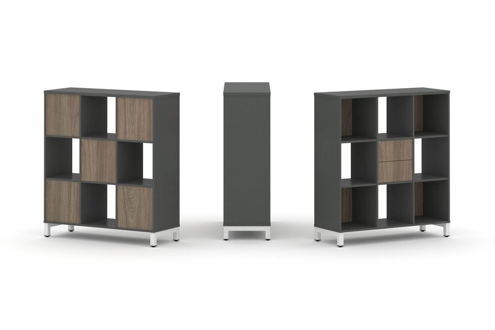 Набор стеллажа одностороннего, 3 яруса