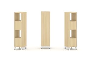 Набор стеллажа одностороннего, 4 яруса