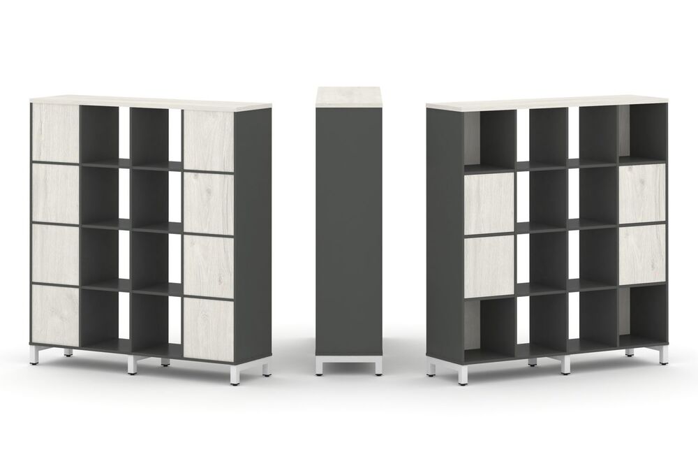 Набор стеллажа одностороннего, 4 яруса