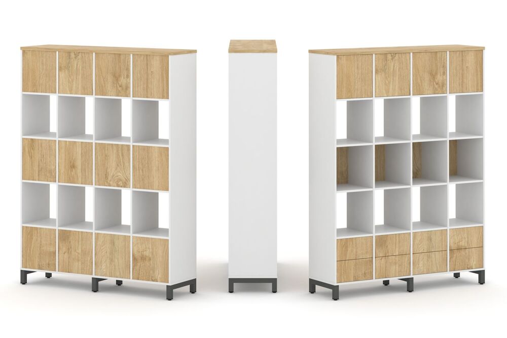 Набор стеллажа одностороннего, 5 ярусов