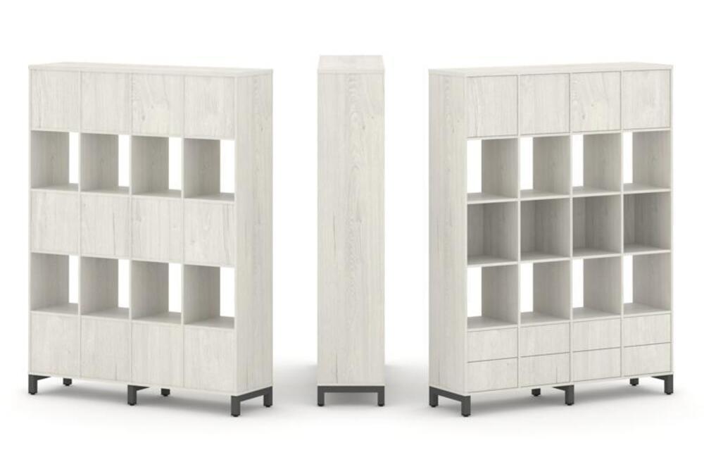 Набор стеллажа одностороннего, 5 ярусов