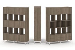 Набор стеллажа одностороннего, 5 ярусов