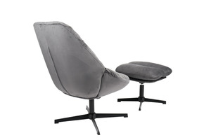 Кресло с оттоманкой