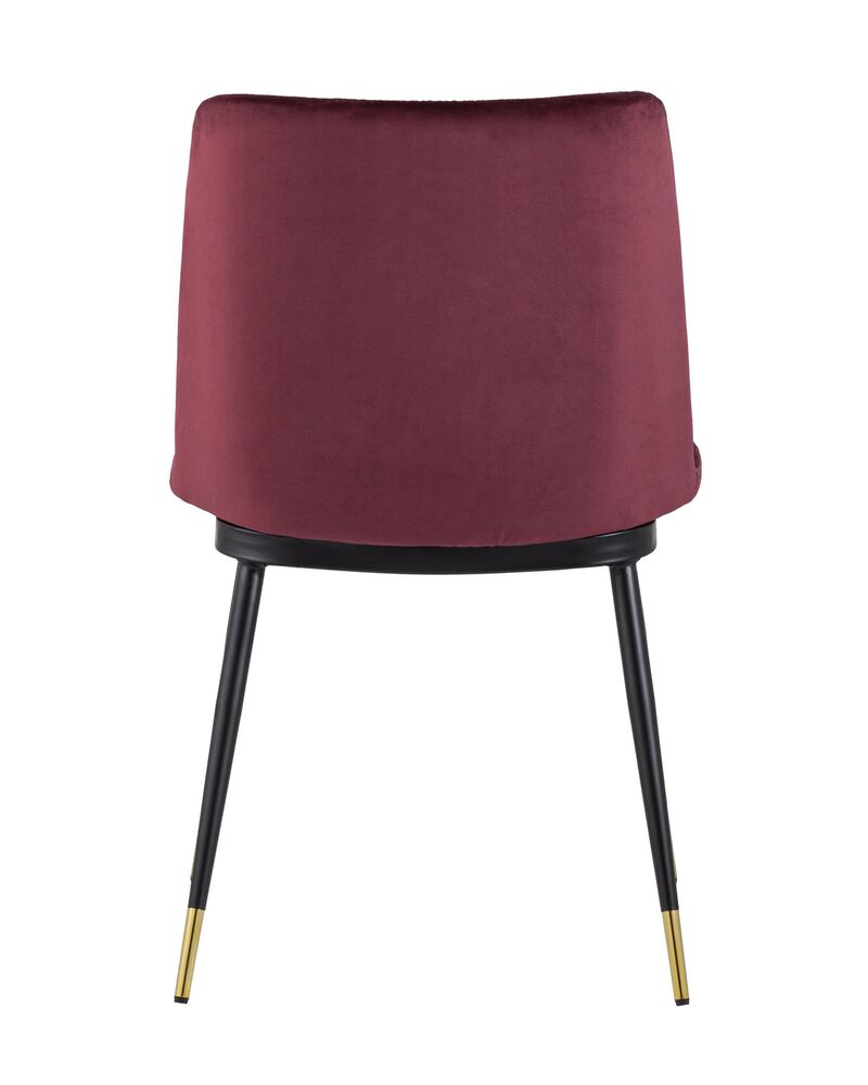 Стул Мелисса велюр бордовый 2 шт