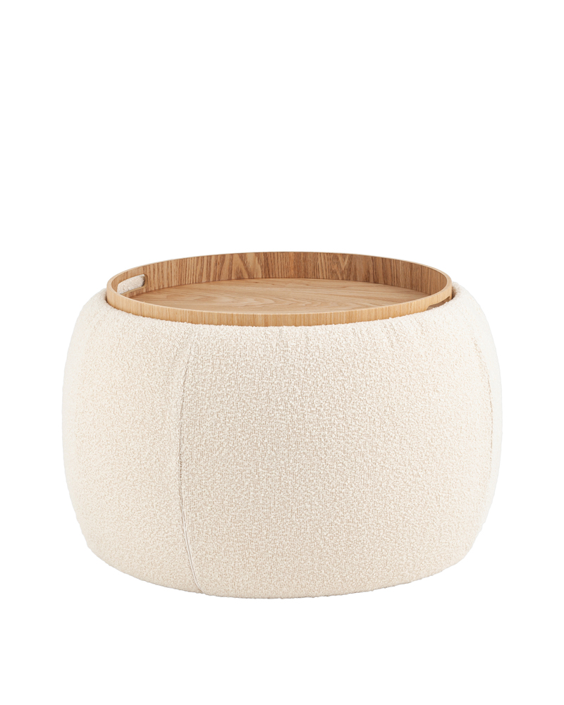 Пуф-столик с ящиком