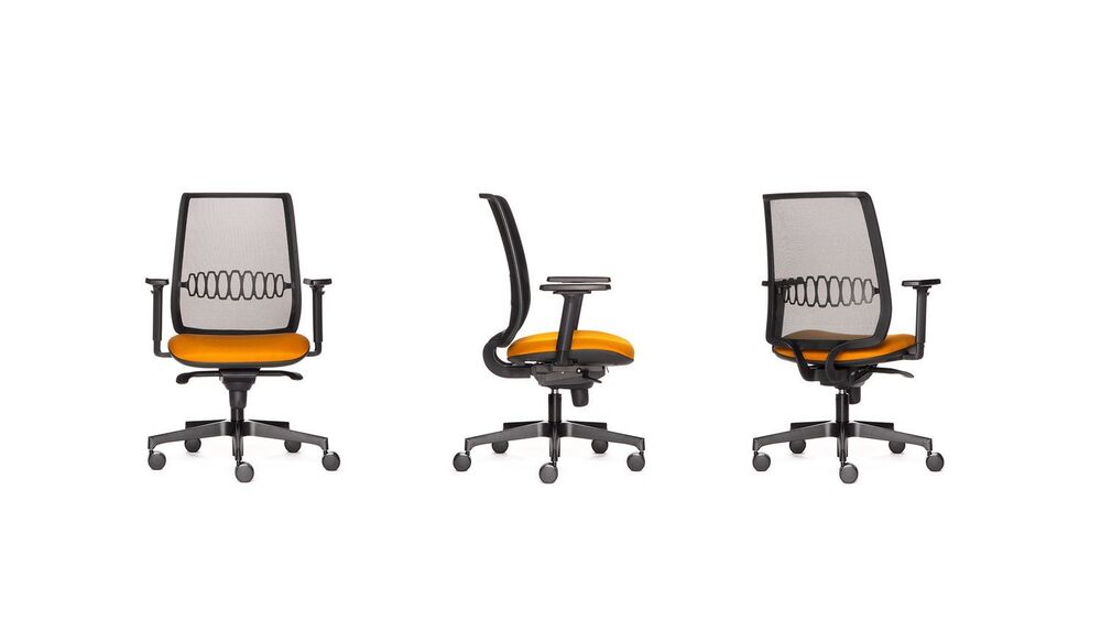 Кресло крестовина черный пластик