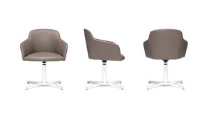 Кресло на крестовине с возвратным механизмом