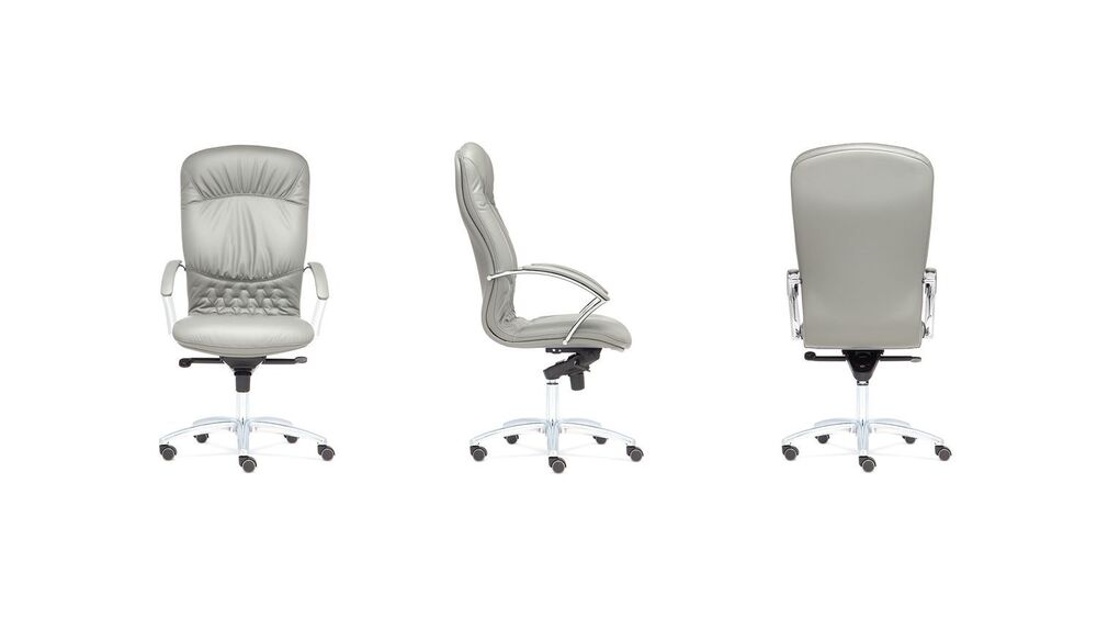 Кресло с высокой спинкой на крестовине