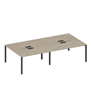 Рабочая станция на металлокаркасе, столешницы с заглушкой (4*160)