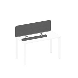 Экран настольный фронтальный тканевый с кабель-каналом