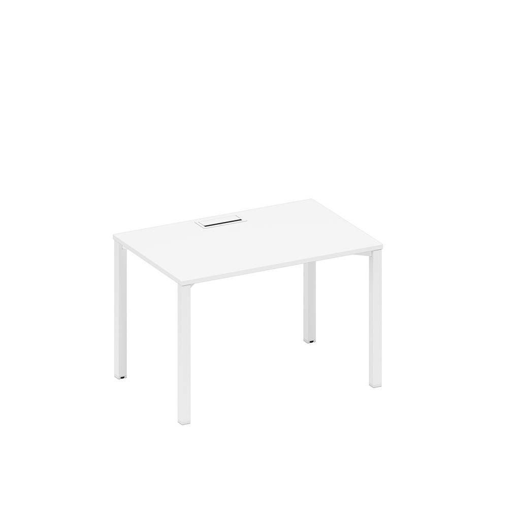 Стол письменный на металлокаркасе, столешница с заглушкой