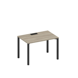 Стол письменный на металлокаркасе, столешница с заглушкой